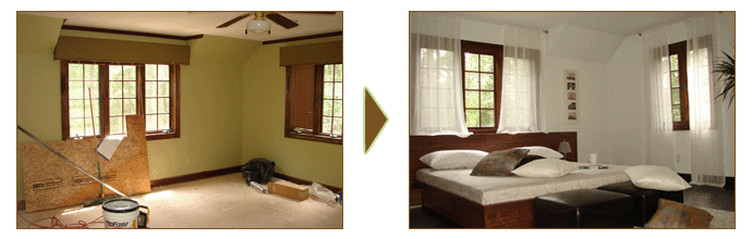 Before and After Staging Pictures